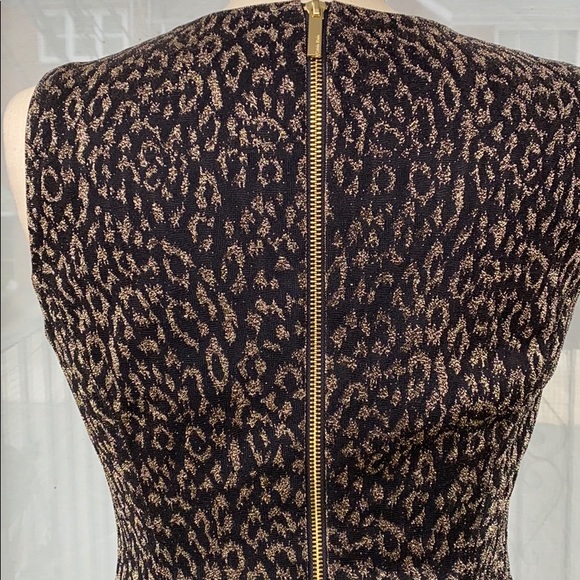 Calvin Klein Gold Leopard Sheath Dress - Picture 5 of 5